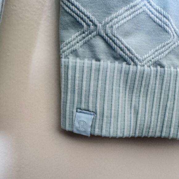 Lululemon Rest Less Pullover Heathered Caspian Blue Size 4 - Picture 5 of 5